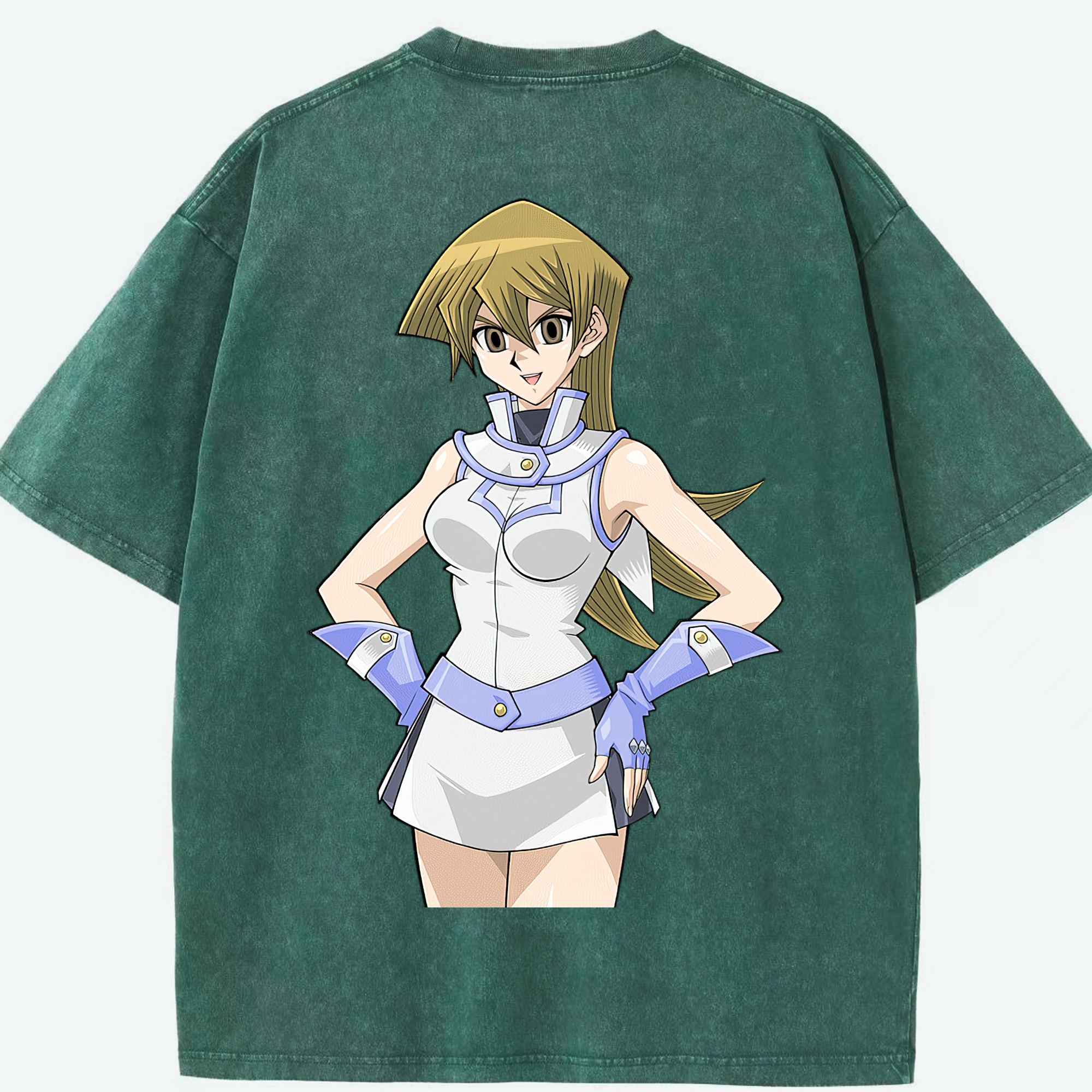 （画像用） 遊☆戯☆王 Yu-Gi-Oh! 綿100% ヴィンテージ風 半袖Tシャツ（背面プリント）